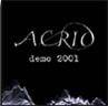 Acrid (NL) : Demo 2001